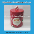 Modische Weihnachten Ornamente Keramik Speicherglas mit Schneemann Muster
